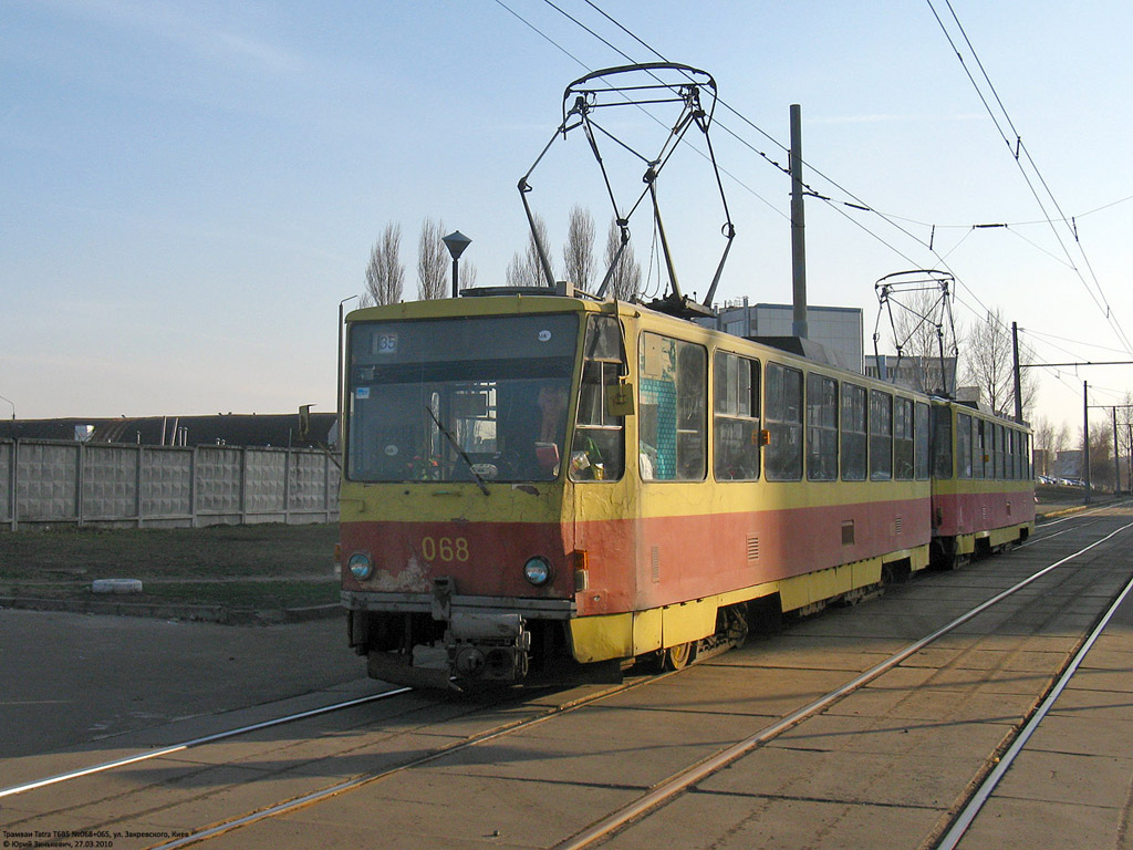 Киев, Tatra T6B5SU № 068