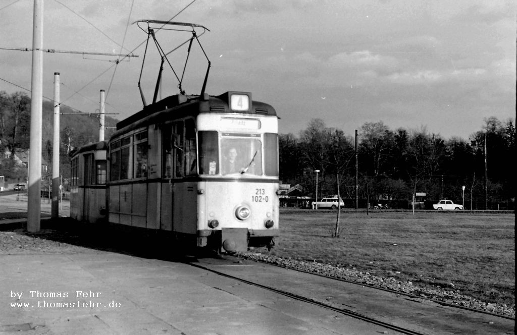 Drezda, Gotha T57 — 213 102; Drezda — Old photos (tram)
