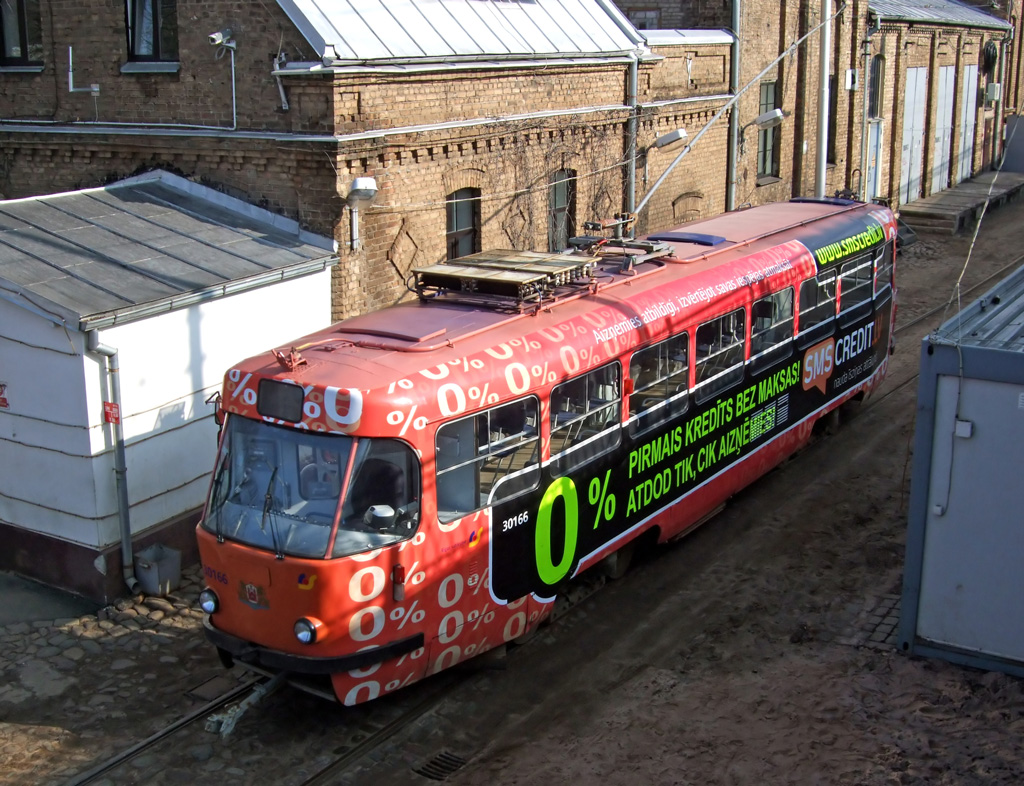 Рига, Tatra T3A № 30166