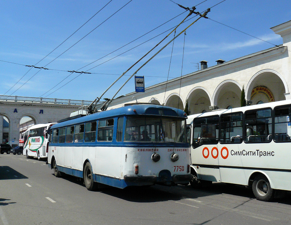 Крымский троллейбус, Škoda 9TrH29 № 7750