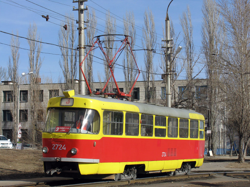 Волгоград, Tatra T3SU № 2724