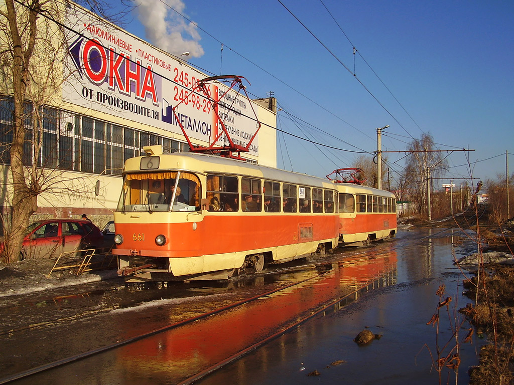 Екатеринбург, Tatra T3SU № 661
