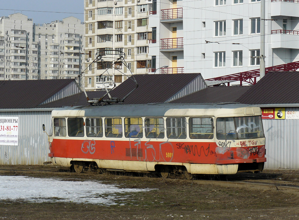Киев, Tatra T3P № 5981