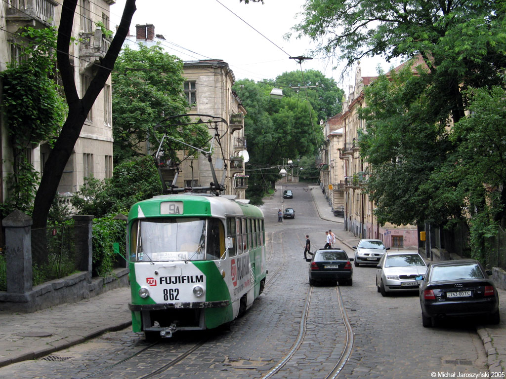Lvov, Tatra T4SU — 862