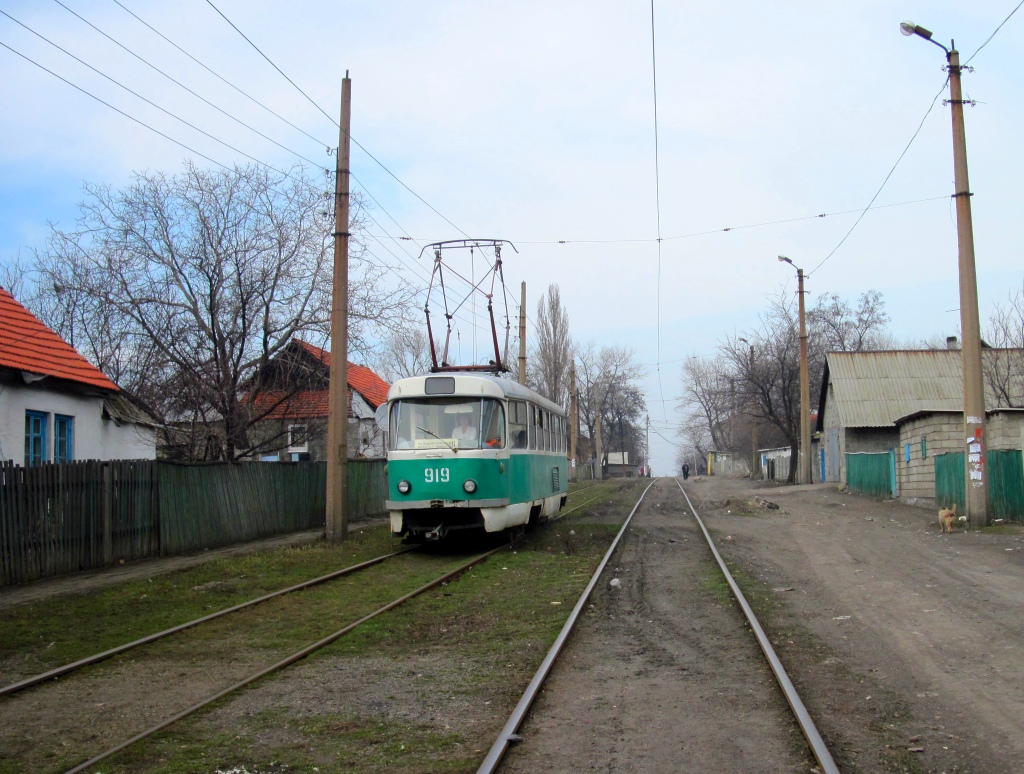 Донецк, Tatra T3SU № 919