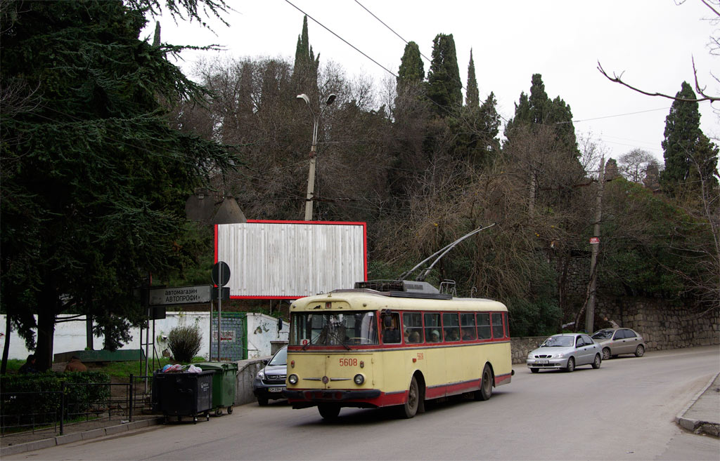 Крымский троллейбус, Škoda 9Tr24 № 5608