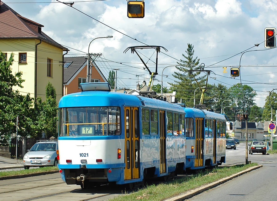 Острава, Tatra T3R.P № 1021