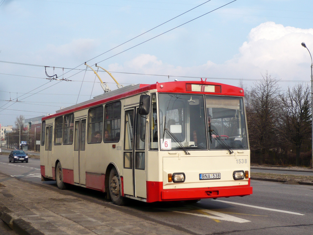 Вильнюс, Škoda 14Tr89/6 № 1538