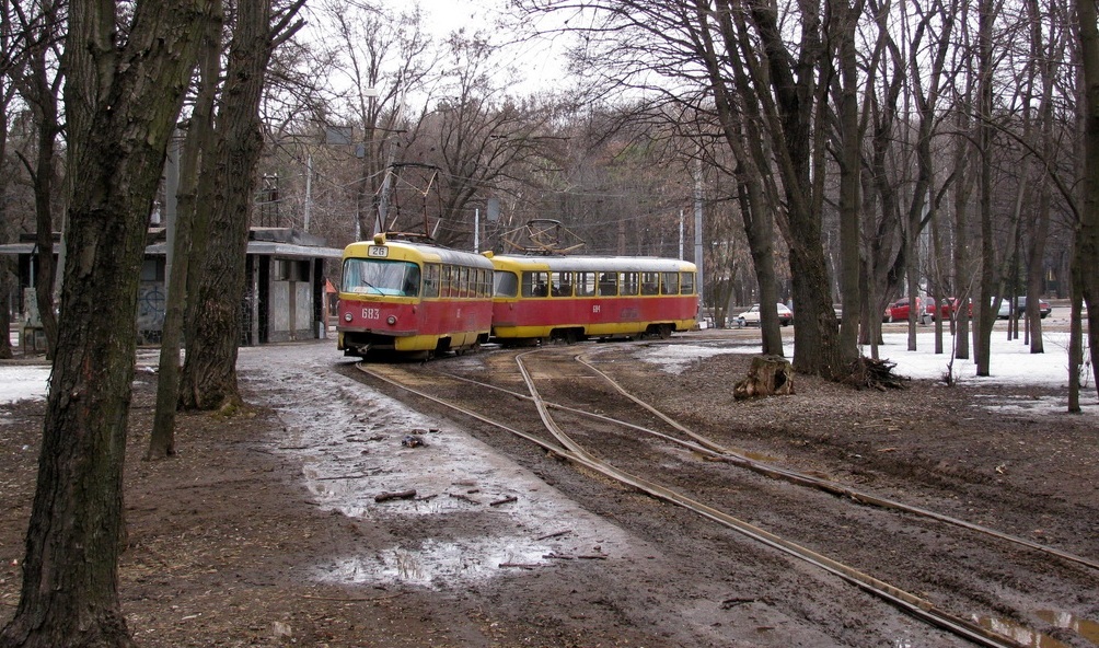 Харьков, Tatra T3SU № 683; Харьков — Конечные станции