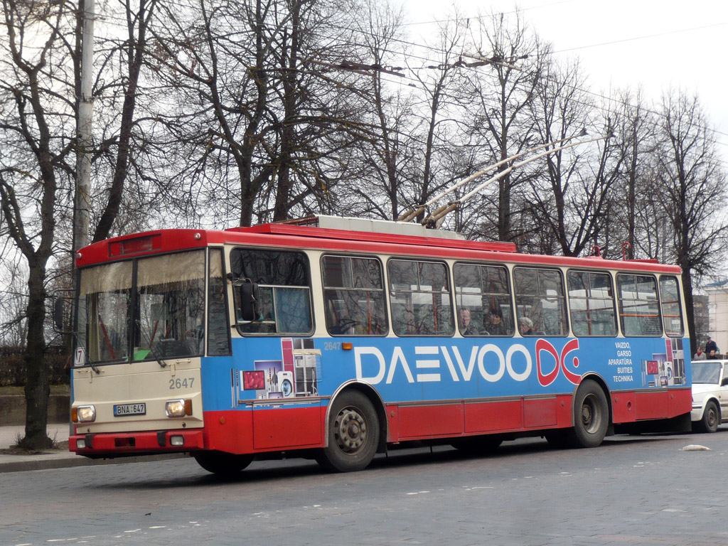 Vilnius, Škoda 14Tr13/6 nr. 2647 Vilnius, Škoda 14Tr13/6 nr. 2647
