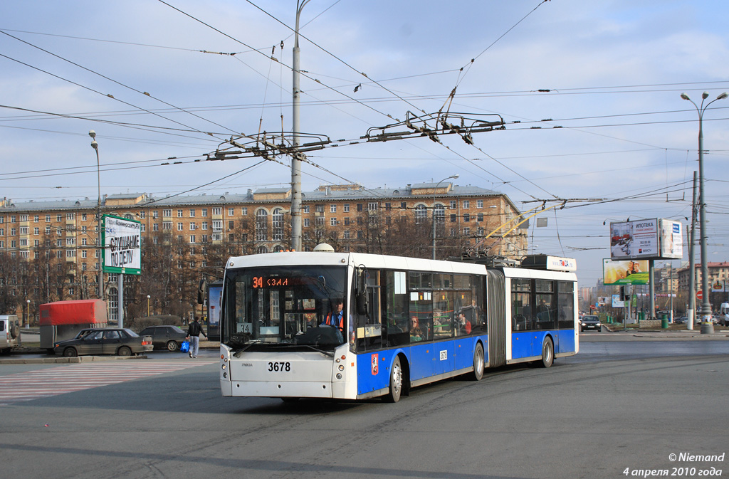 Moskva, Trolza-6206.00 “Megapolis” № 3678