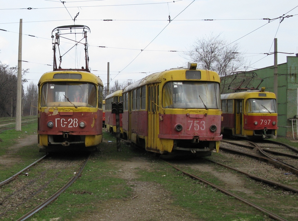 Запорожье, Tatra T3SU (двухдверная) № ГС-28; Запорожье, Tatra T3SU № 753