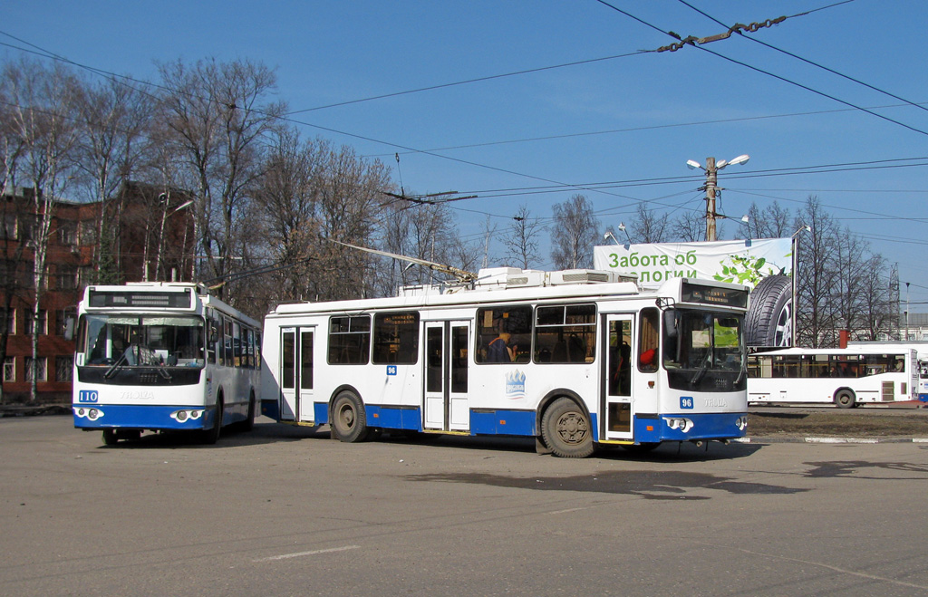 Ярославль, ЗиУ-682Г-016.02 № 110; Ярославль, ЗиУ-682Г-016.02 № 96