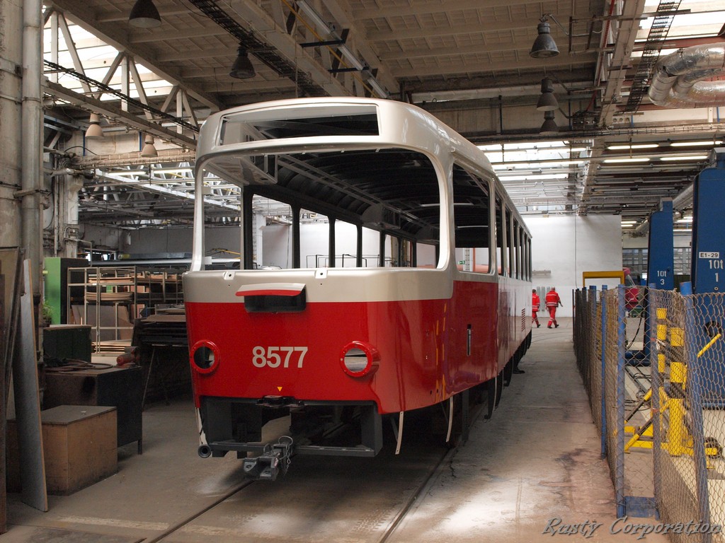 Прага, Tatra T3R.P № 8577