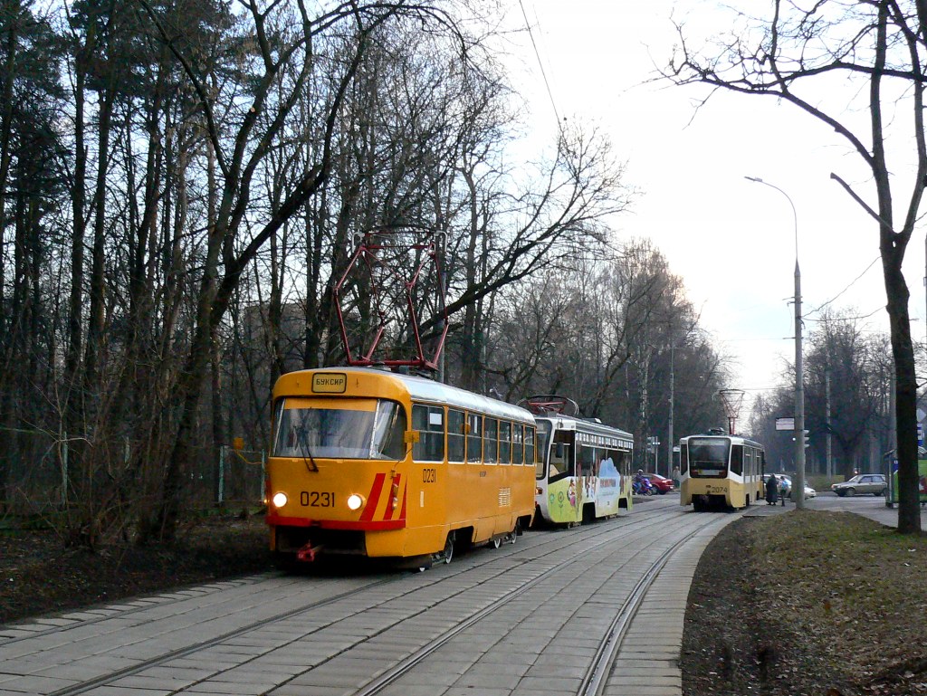 Москва, Tatra T3SU № 0231