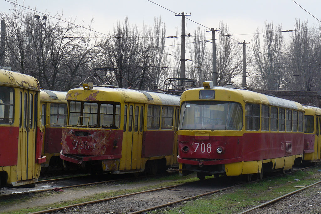 Запорожье, Tatra T3SU № 708; Запорожье, Tatra T3SU № 790
