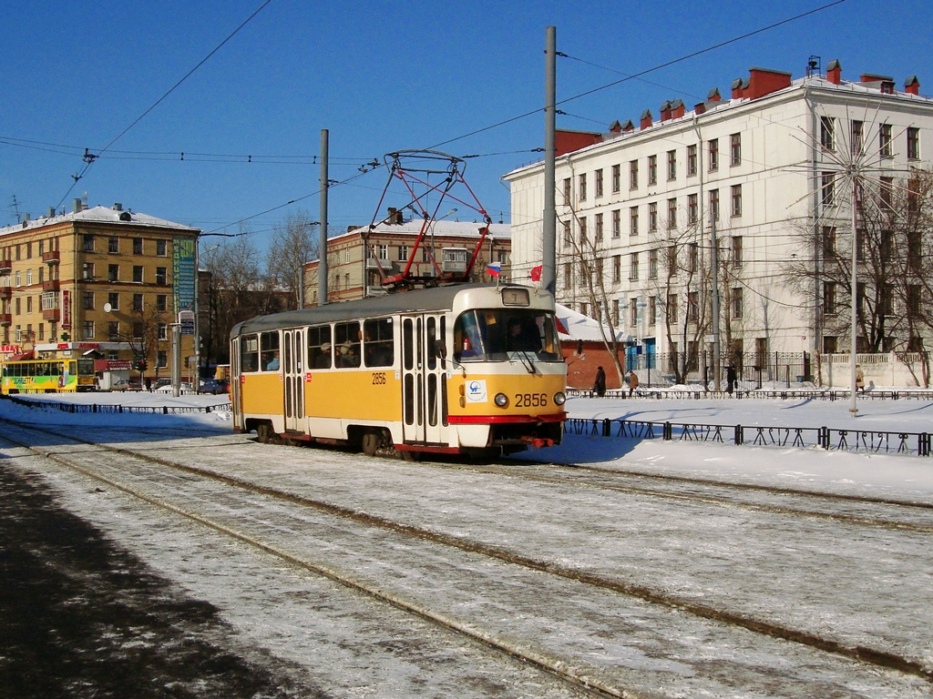 Москва, Tatra T3SU № 2856