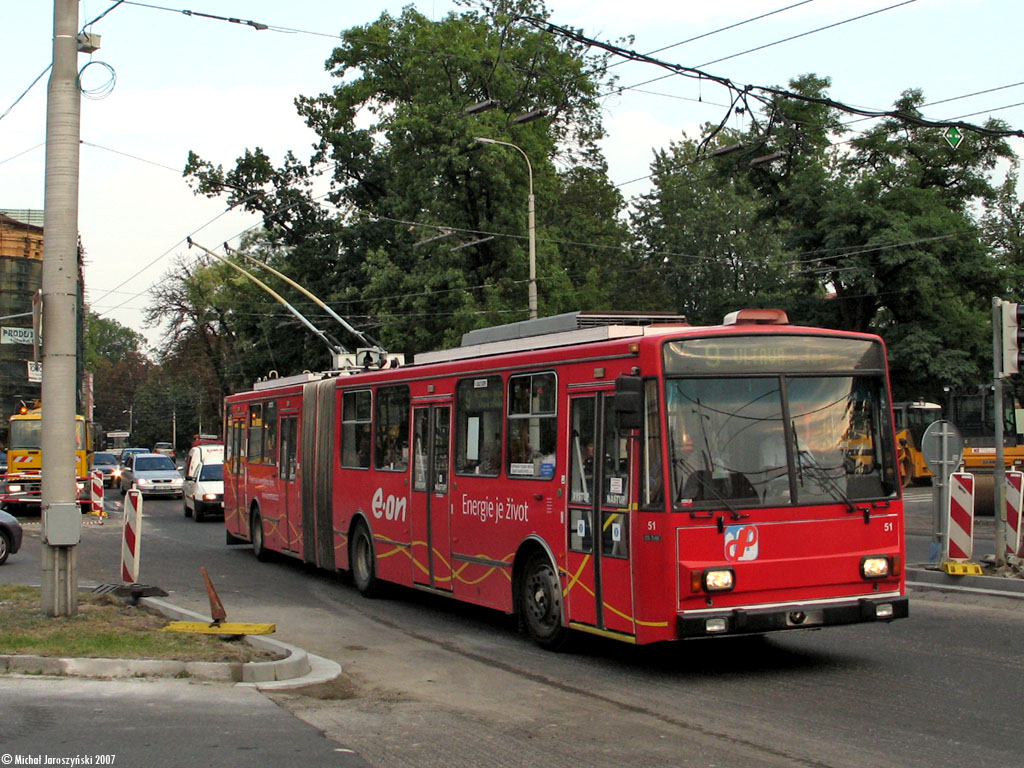 Ческе-Будеёвице, Škoda 15Tr13/7M № 51
