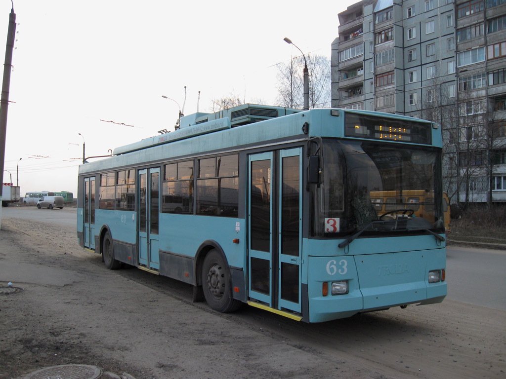 Тверь, Тролза-5275.05 «Оптима» № 63; Тверь — Троллейбусные конечные станции и разворотные кольца