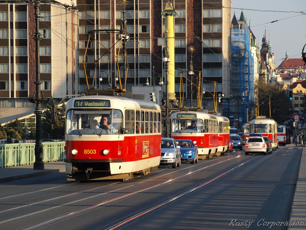 Прага, Tatra T3R.P № 8503
