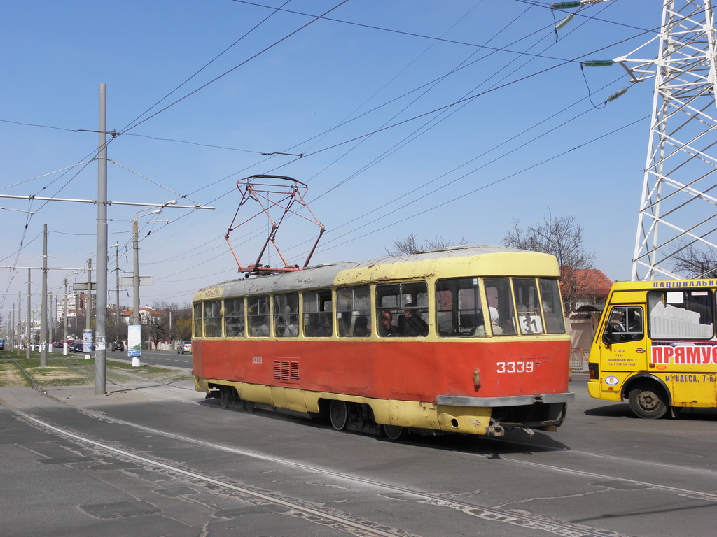 Одесса, Tatra T3SU (двухдверная) № 3339
