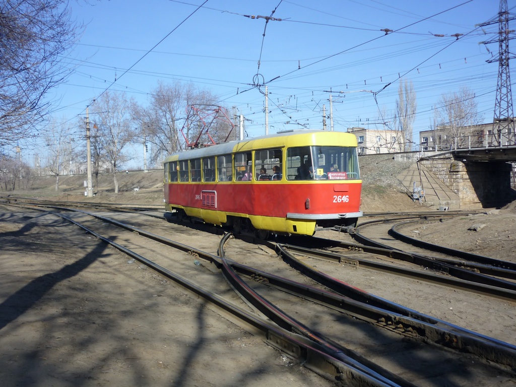 Волгоград, Tatra T3SU (двухдверная) № 2646