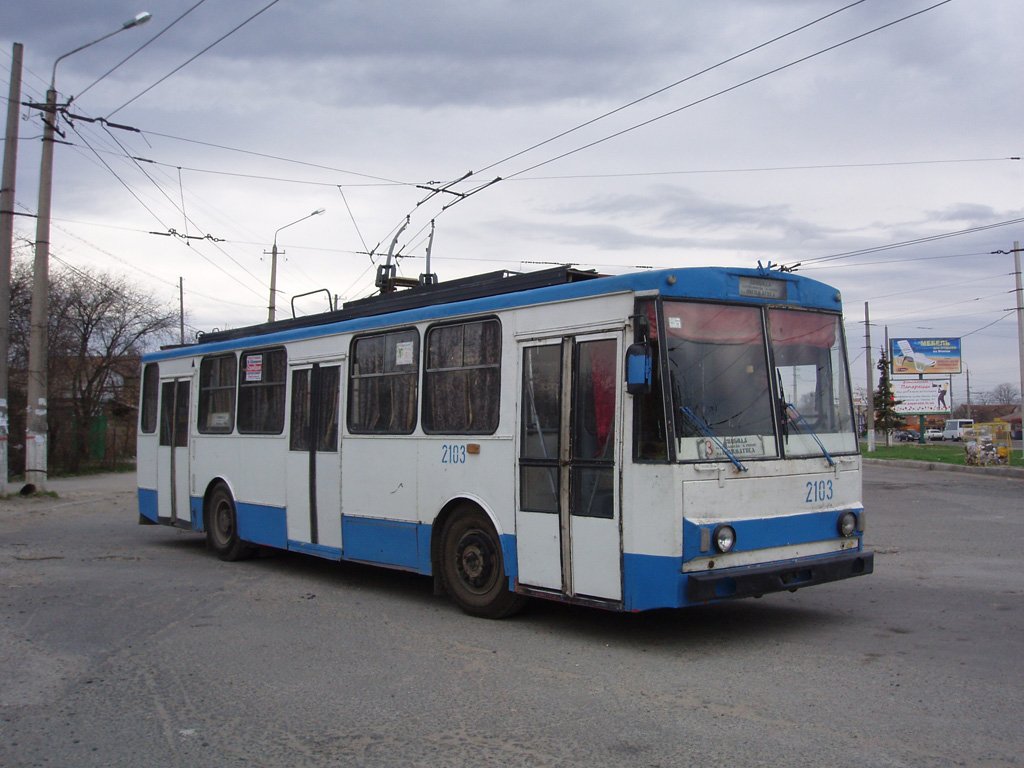 Крымский троллейбус, Škoda 14Tr89/6 № 2103