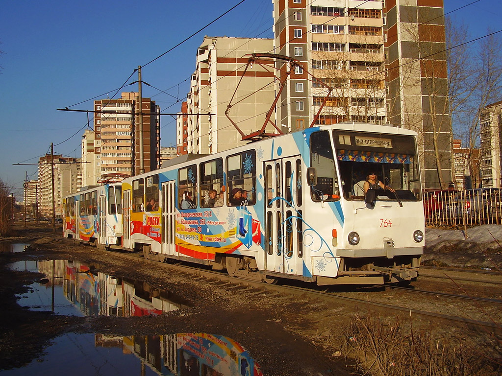 Екатеринбург, Tatra T6B5SU № 764