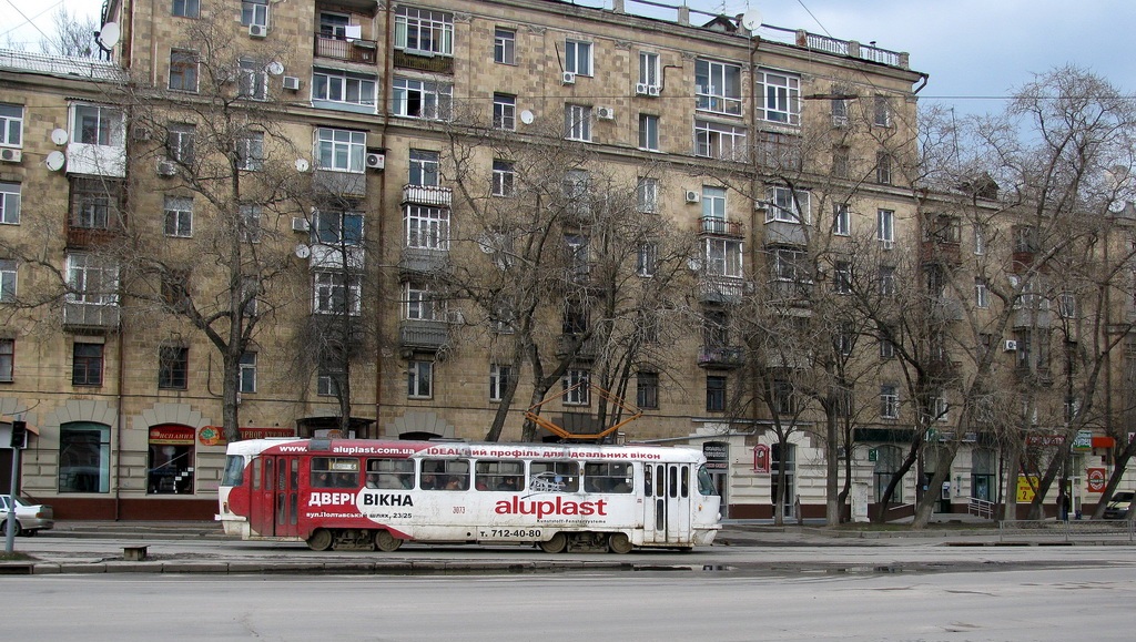 Харьков, Tatra T3SU (двухдверная) № 3073