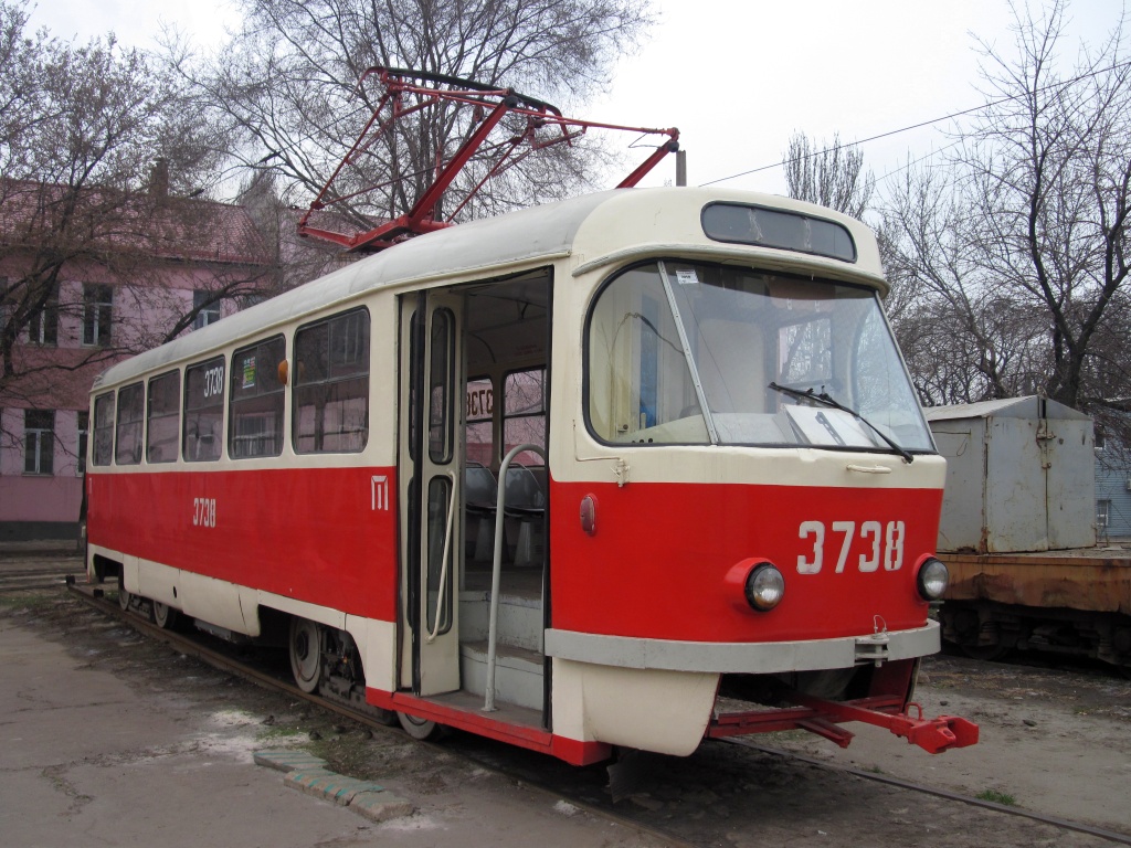 Doneck, Tatra T3SU (2-door) č. 3738