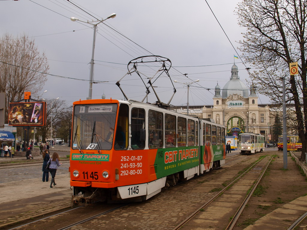 Львов, Tatra KT4SU № 1145