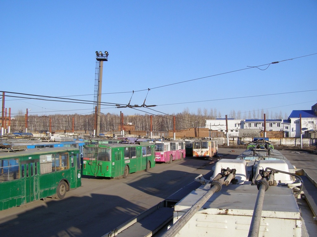 Омск — Разные фотографии; Омск — Троллейбусное депо 2 (Левобережное)  (закрыто)
