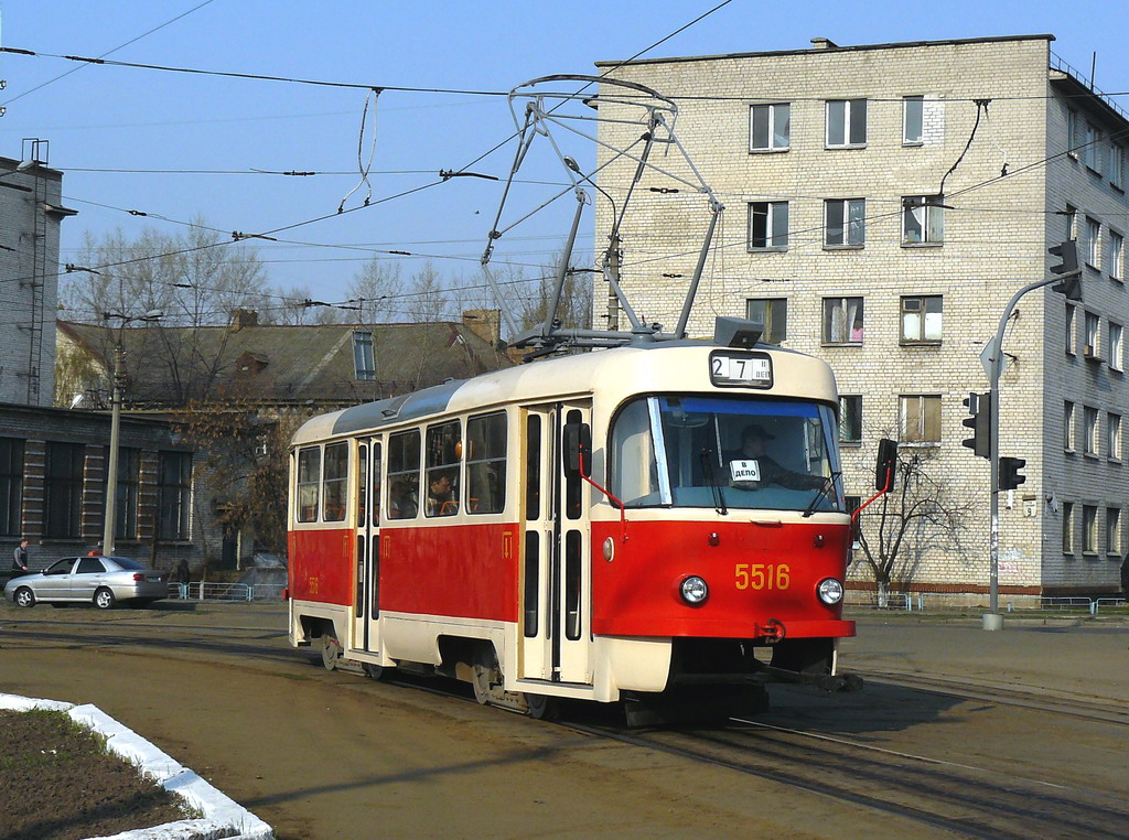 Киев, Tatra T3SU № 5516