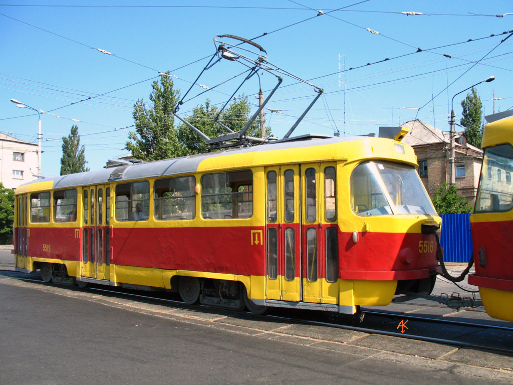 Киев, Tatra T3SU № 5516