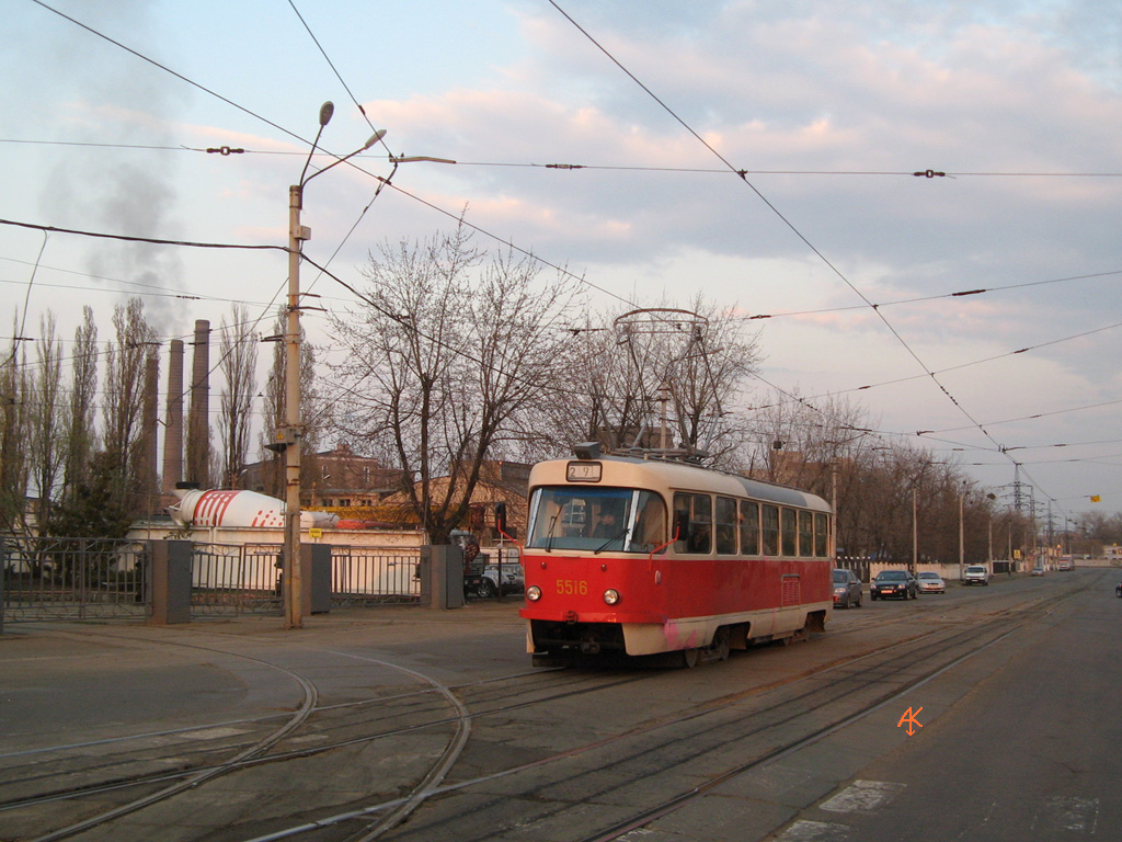 Киев, Tatra T3SU № 5516