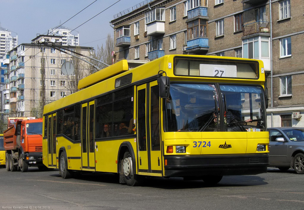 Киев, МАЗ-ЭТОН Т103 № 3724