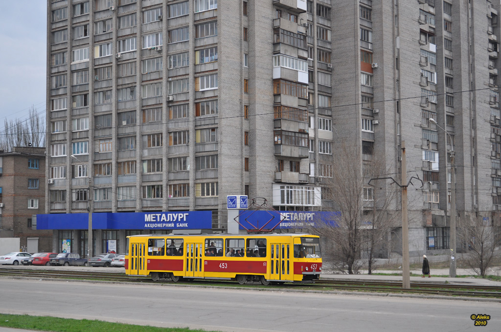 Запорожье, Tatra T6B5SU № 453