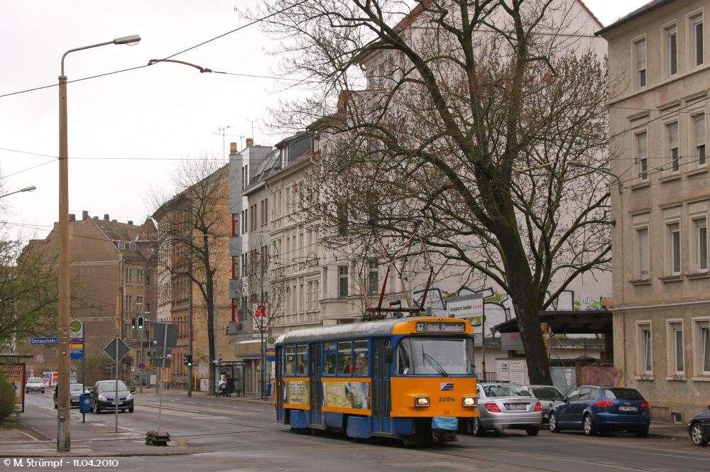 Лейпциг, Tatra T4D-M2 № 2054