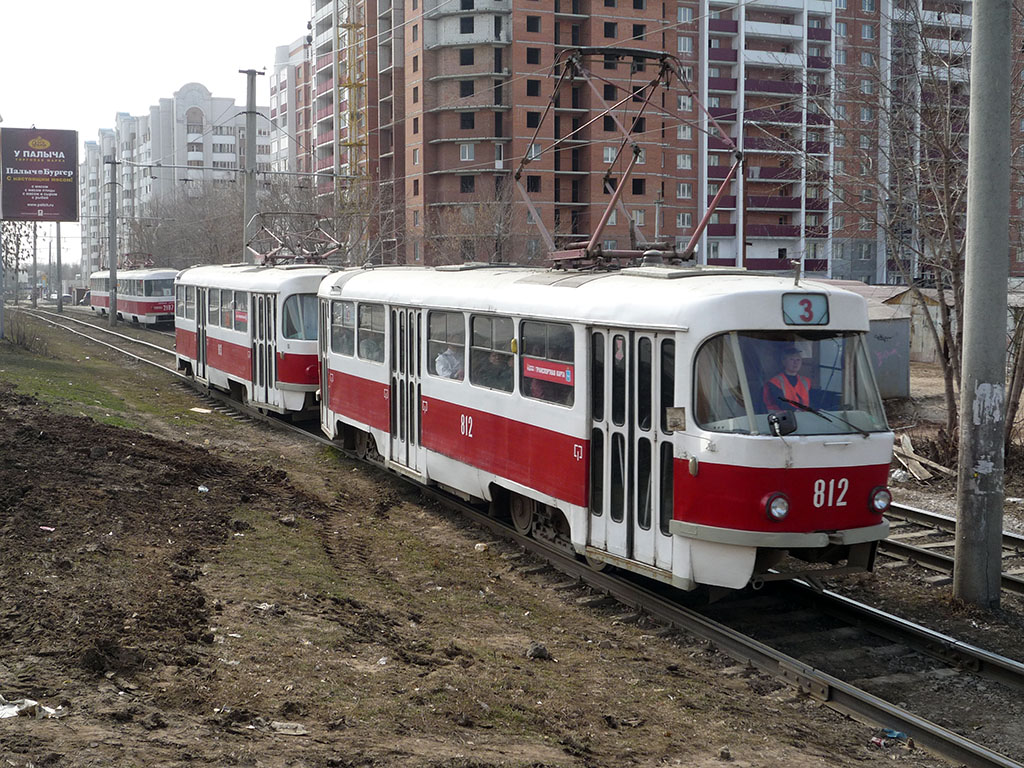 Самара, Tatra T3SU № 812