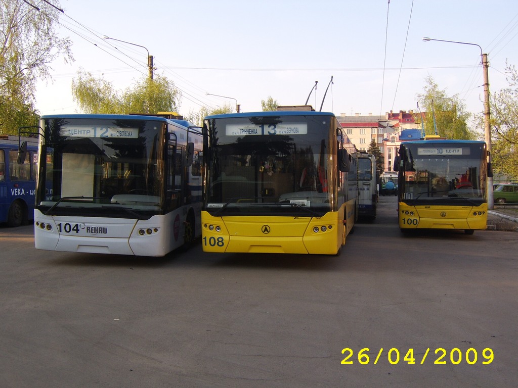 Львов, ЛАЗ E183D1 № 104; Львов, ЛАЗ E183D1 № 108