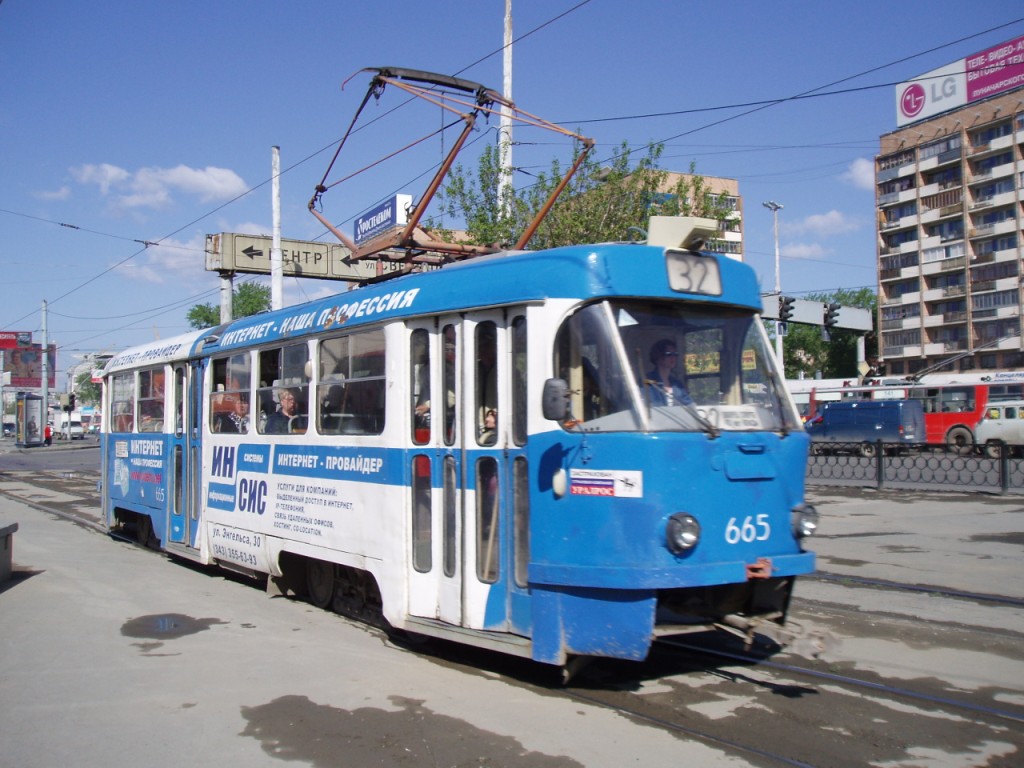 Екатеринбург, Tatra T3SU № 665