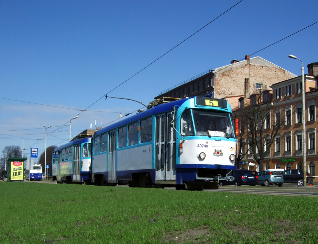 Рига, Tatra T3A № 40740