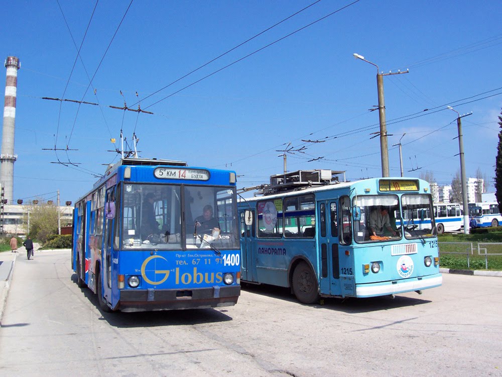Севастополь, ЮМЗ Т2 № 1400; Севастополь, ЗиУ-682Г [Г00] № 1215
