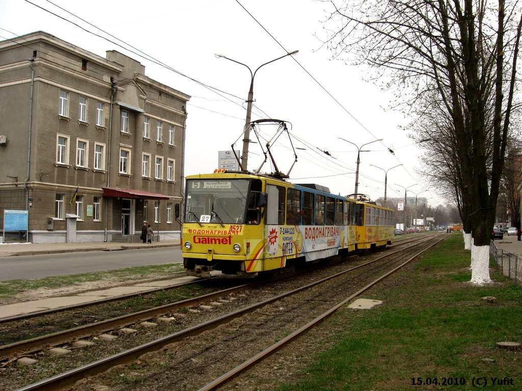 Харьков, Tatra T6B5SU № 4527