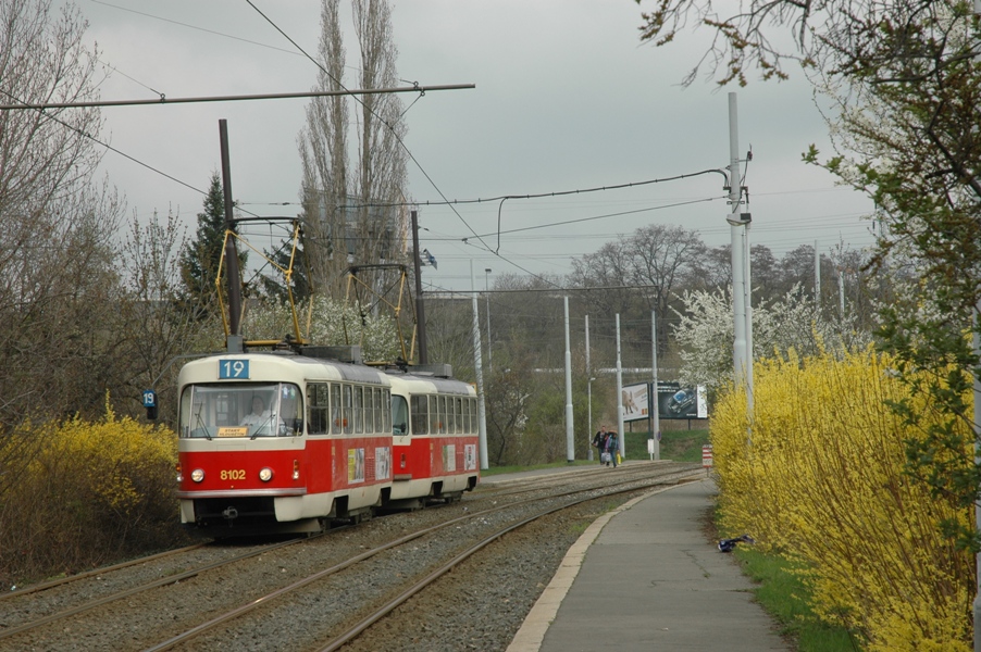 Прага, Tatra T3M № 8102