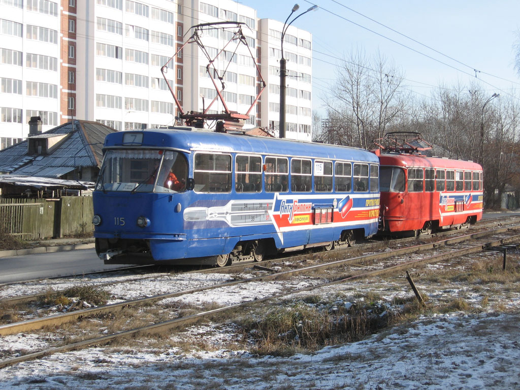 Екатеринбург, Tatra T3SU (двухдверная) № 115