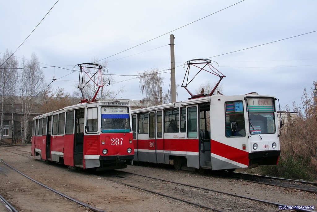 Томск, 71-605 (КТМ-5М3) № 287; Томск, 71-608К № 310