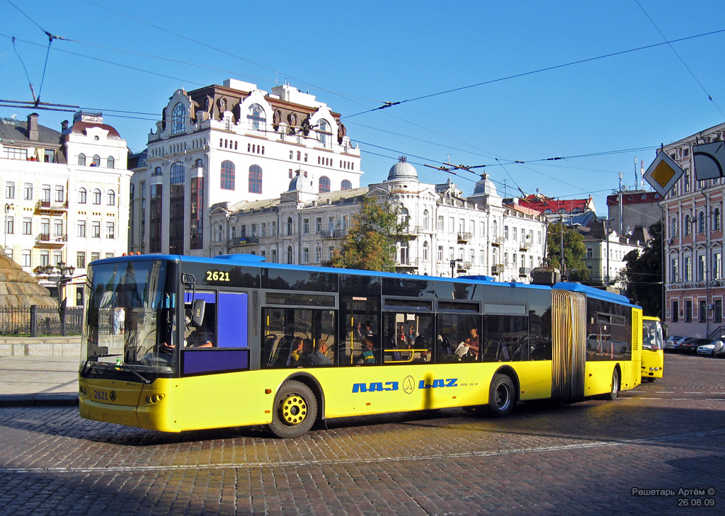 Киев, ЛАЗ E301D1 № 2621