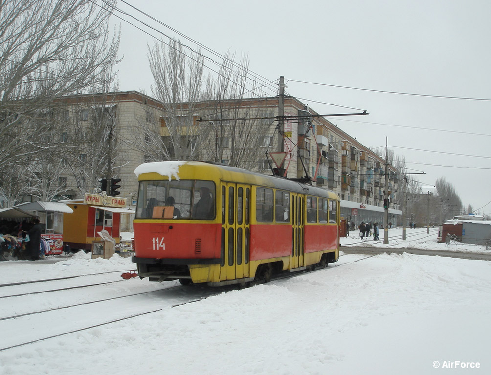 Волжский, Tatra T3SU № 114