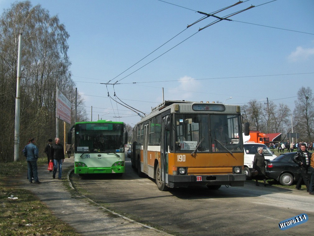 Луцк, ЮМЗ Т1 № 190; Луцк — Проводное воскресение, маршруты на с. Гаразджа